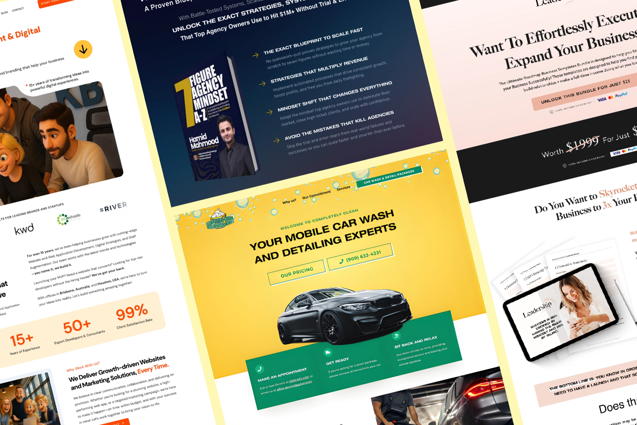 Landing / Funnel Pages & UX Design